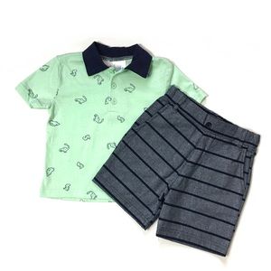 Boys Polo Shirt & Short Set